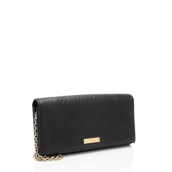 Gucci Guccissima Leather Wallet on Chain Bag - Picture 2 of 15